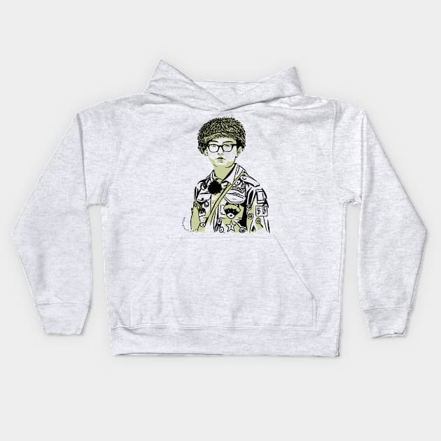 Moonrise Kingdom Kids Hoodie by Alice Iuri